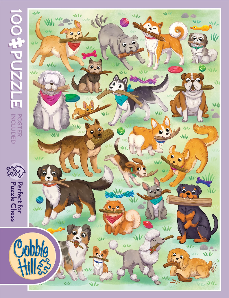 Fetch! 100 pc 8+ Puzzle Chess /competition