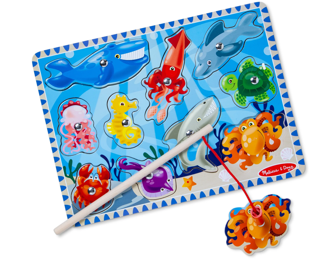 Fishing puzzle game 11 pc 3+