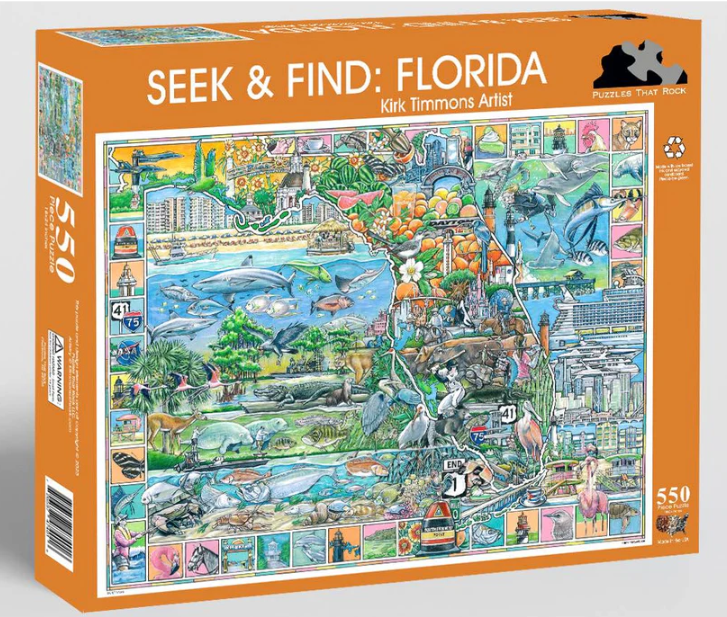 Seek & Find: Florida 550 Pc