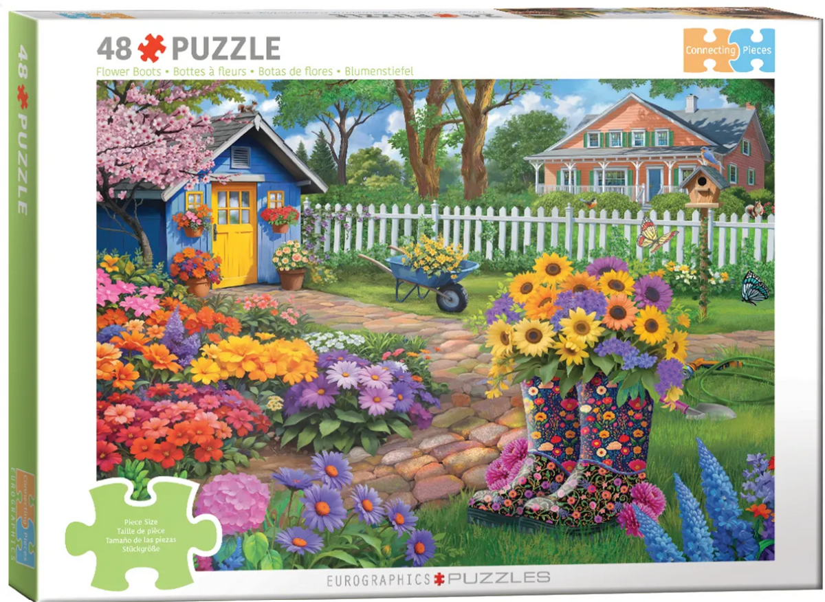 Flower Boots 48 pc Large
