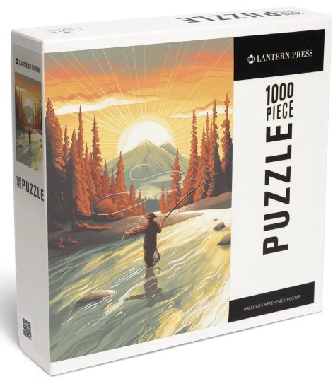 This is Living - Fly Fishing with Mountain - Get Outside Series 1000 Pc