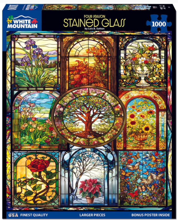 Four Season Stained Glass 1000 pc