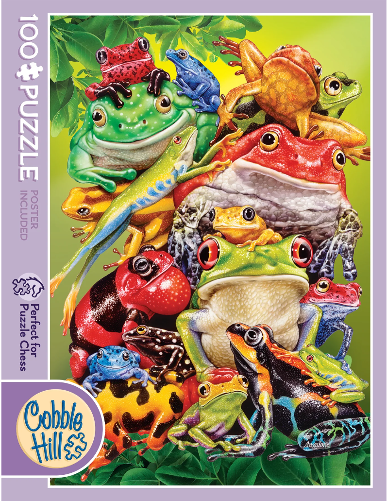 Frog Business 100 pc 8+ Puzzle Chess /competition