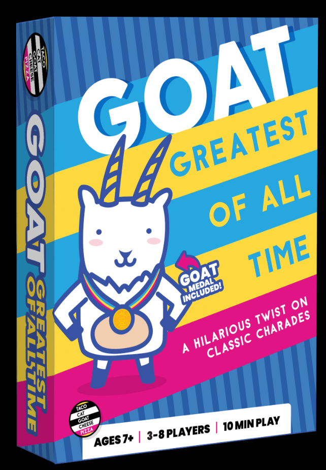 GOAT Greatest of all Time charades game 7+ 3-8 players
