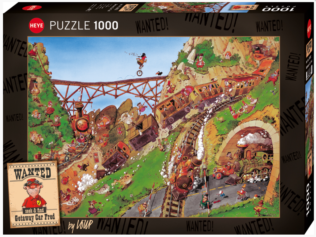 Wanted: Getaway Car Fred 1000 Pc Seek & Find