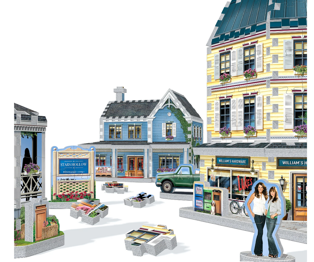 3D Gilmore Girls Stars Hollow 435 pc