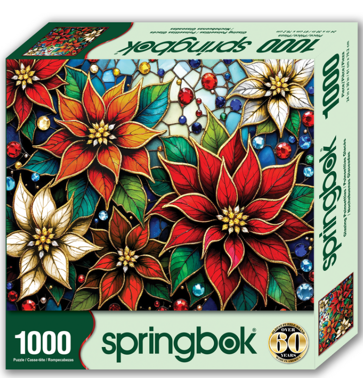 Glazing Poinsettias 1000 pc
