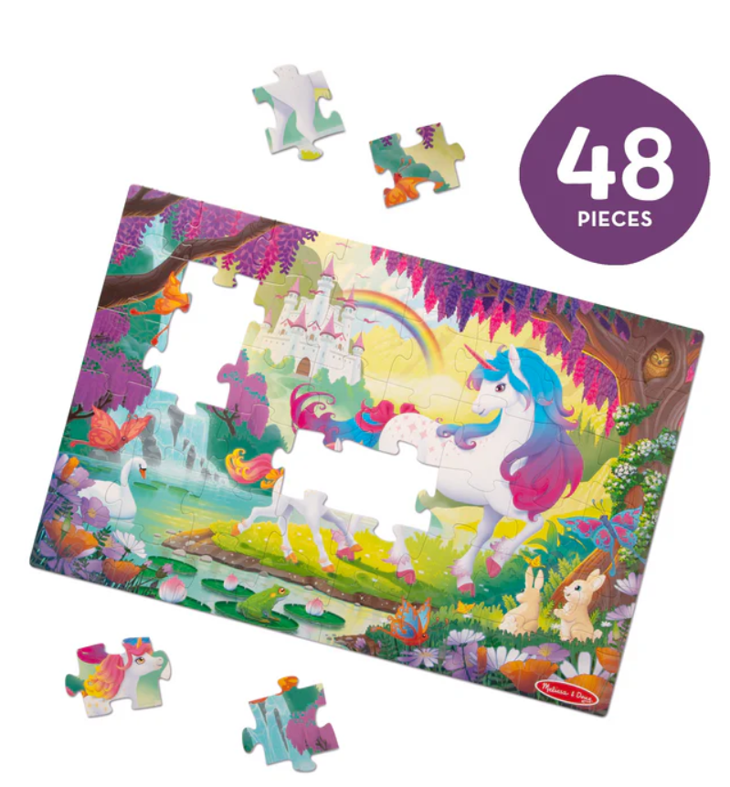 Unicorn Glow in the Dark 48 pc floor