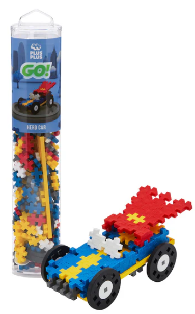 Plus Plus Go Hero Car 200 pc 5+