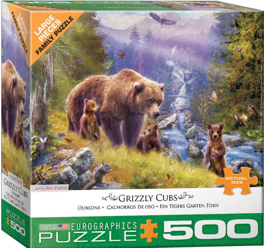 Grizzly Cubs 500 pc lg
