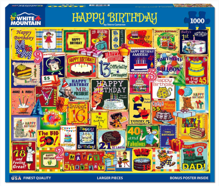 Happy Birthday! 1000 Pcs