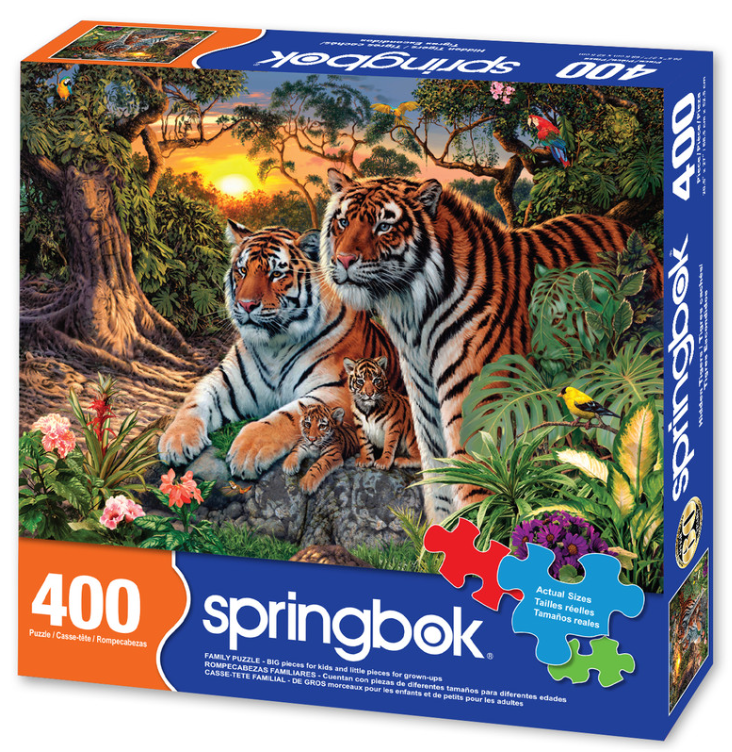 Hidden Tigers 400 Pc Family