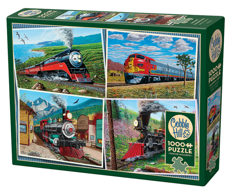Historic Locomotives 1000 Pc