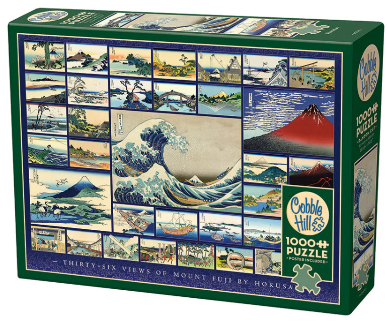 Hokusai 36 Views of Mount Fuji 1000 Pc