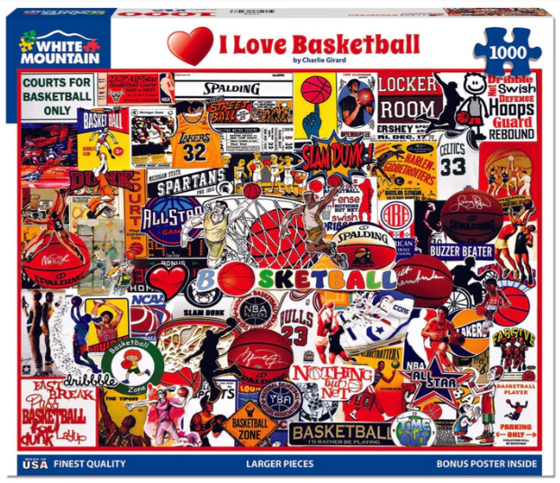 I Love Basketball 1000 Pc
