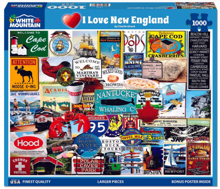 I Love New England 1000 Pc