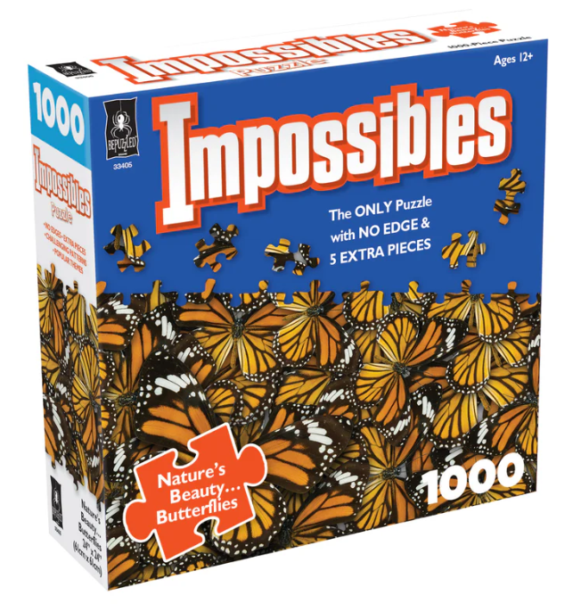 Impossibles Natures Beauty Butterflies 1000 Pc 12+