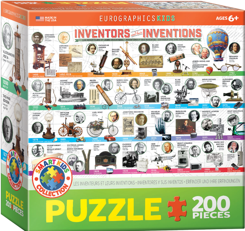 Inventors And Their Inventions 200 Pc