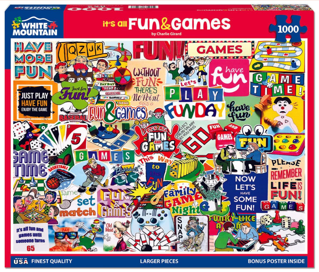 It's All Fun & Games 1000 pc
