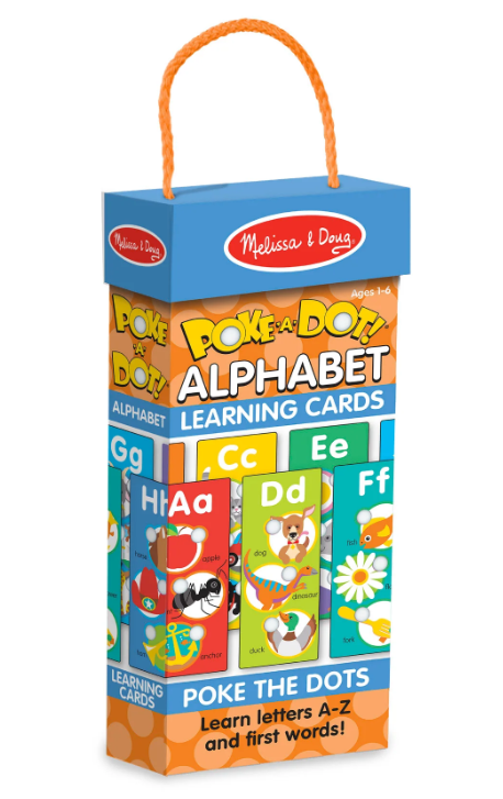 Poke-a-Dot Jumbo Alphabet Learning Cards Age 1-6