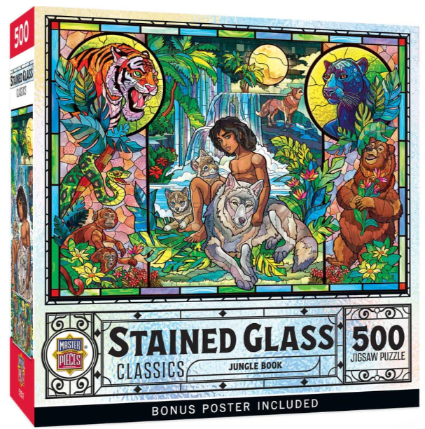 Jungle Book Stained Glass 500 Pc