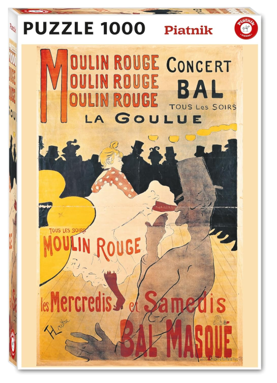 La Goulue, Moulin Rouge, Toulouse-Lautrec 1000 pc