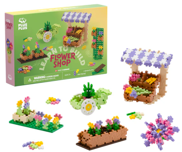 Plus Plus Learn To Build Flower Shop 400 Pc 5+
