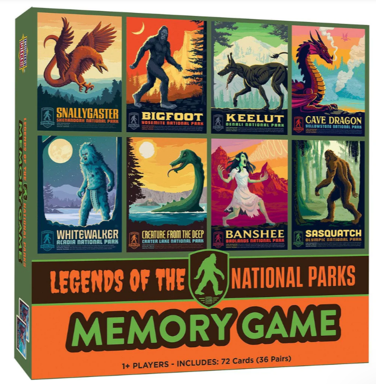 Legends of the National Parks Memory Game 1+ players age 6+