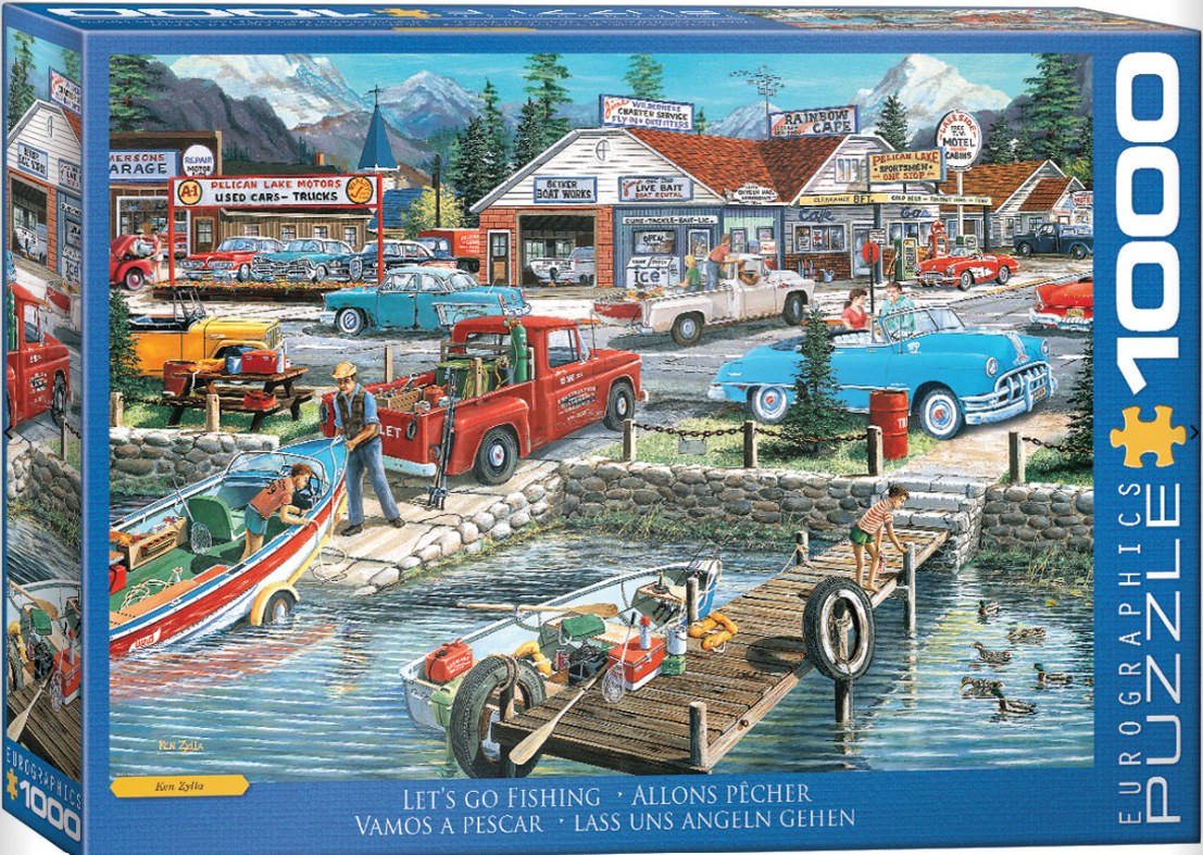 Let's Go Fishing 1000 pc