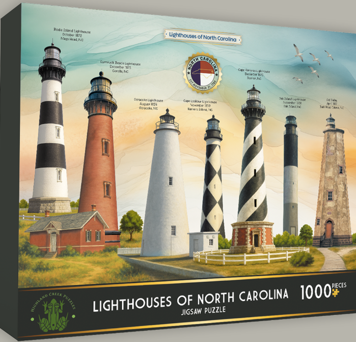 Lighthouses of North Carolina 1000 pc