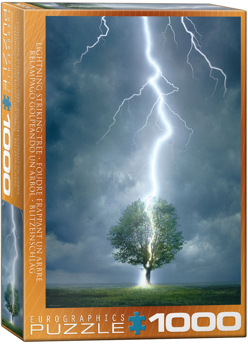 Lightning Striking Tree 1000 pc