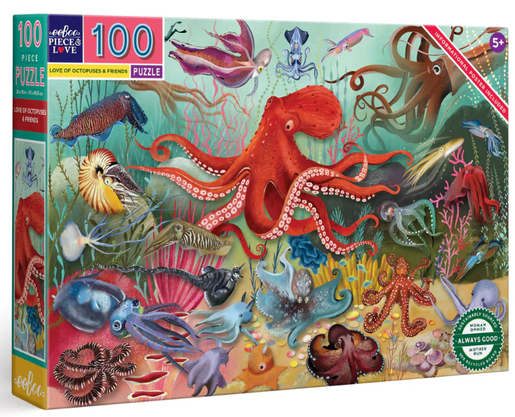 Love of Octopuses and Friends 100 Pc 5+