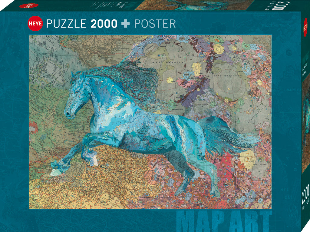 Map Horse Map Art 2000 pc