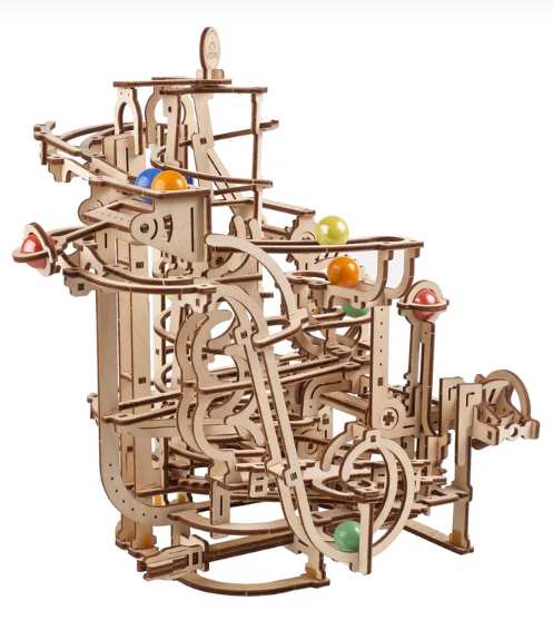 Marble Run Spiral Hoist 3D Wood Mechanical 14+