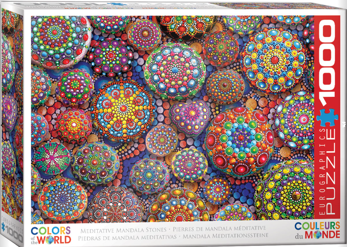 Meditative Mandala Stones 1000 pc