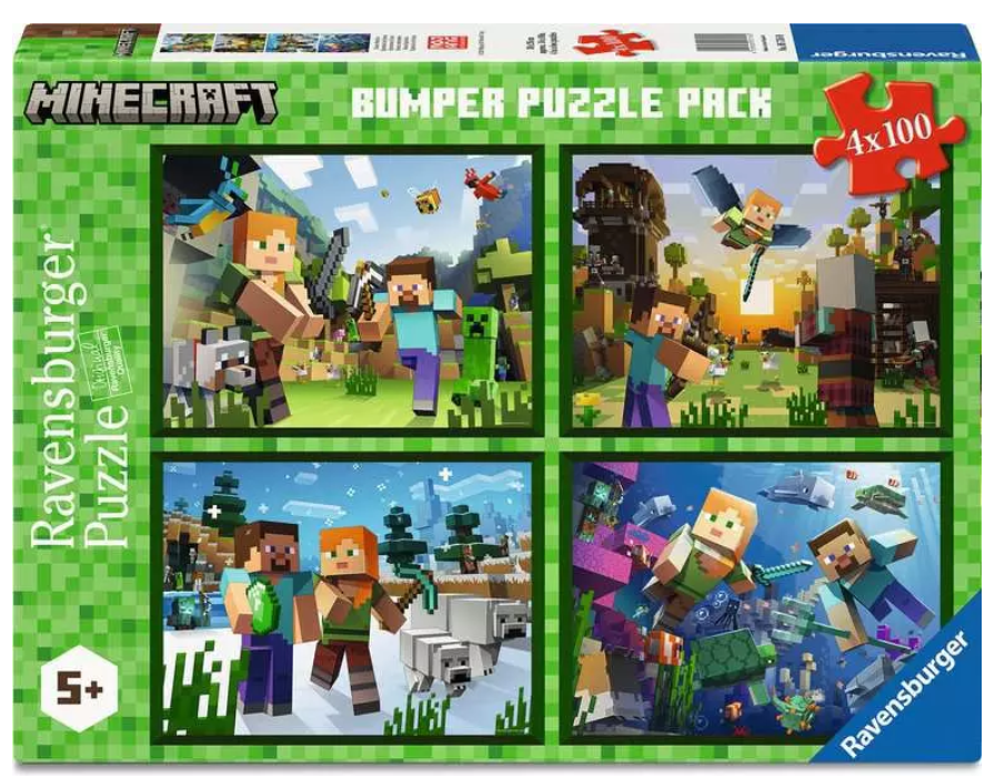 Minecraft Biome Exploration 4 X 100 pc 6+
