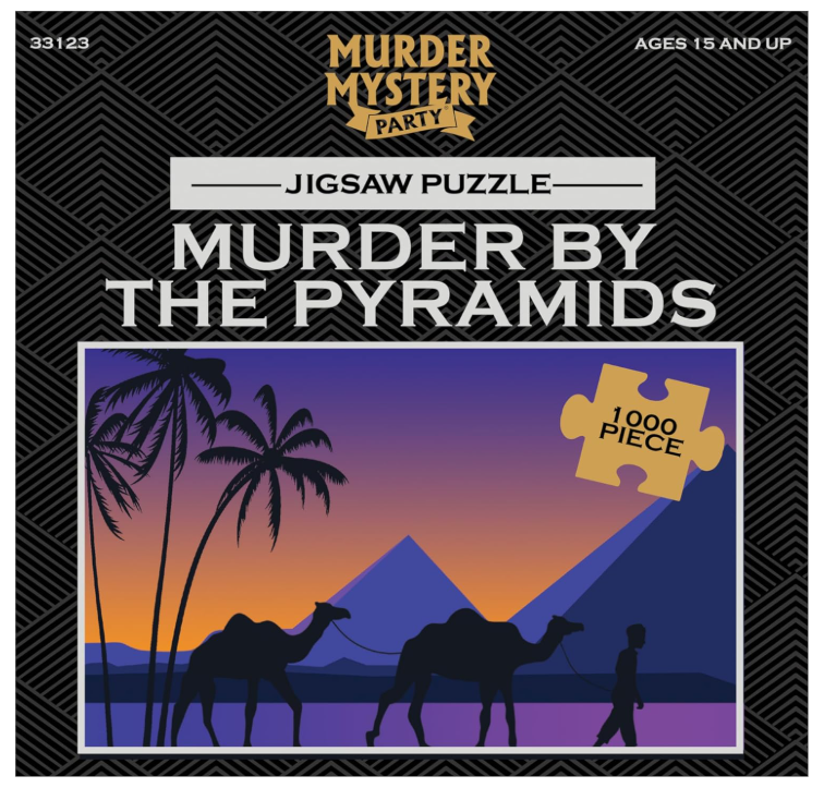 Murder by the Pyramids Mystery 1000 Pc 15+