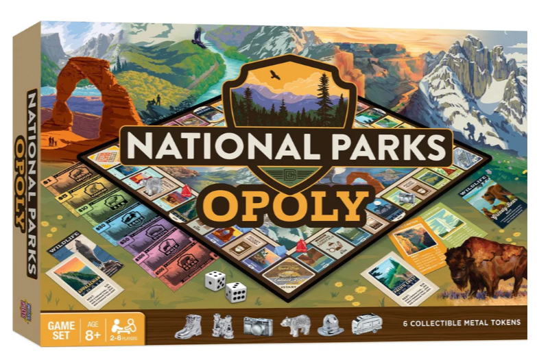 National Parks Opoly Game 2-6 players 8+