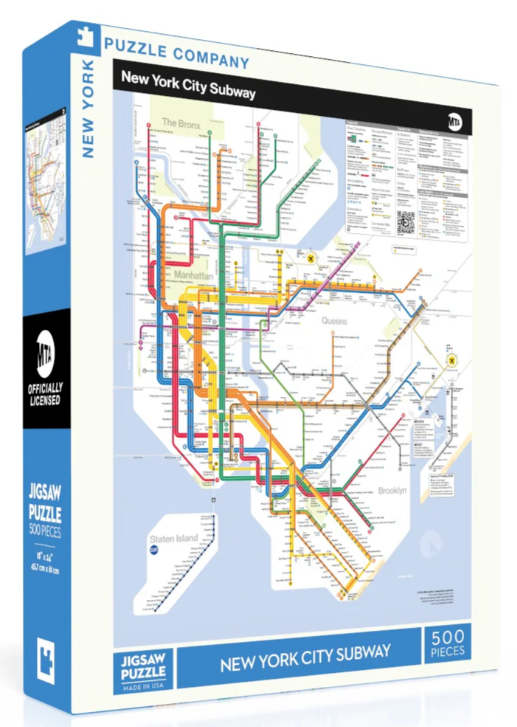 New York City Subway Map 500 pc