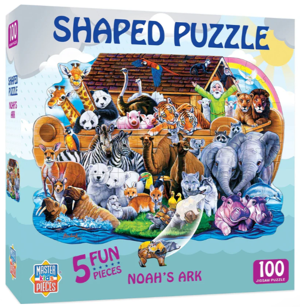 Noah's Ark 100 Pc Shaped 6+