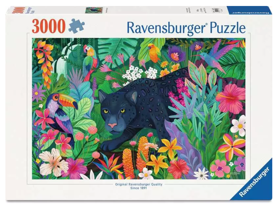 Panther in Flowery Jungle 3000 pc