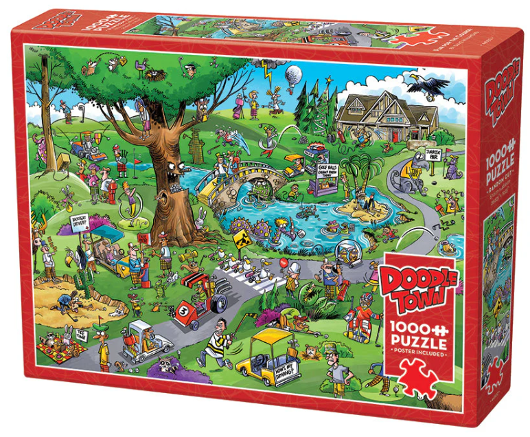 Par for the Course Doodletown 1000 Pc