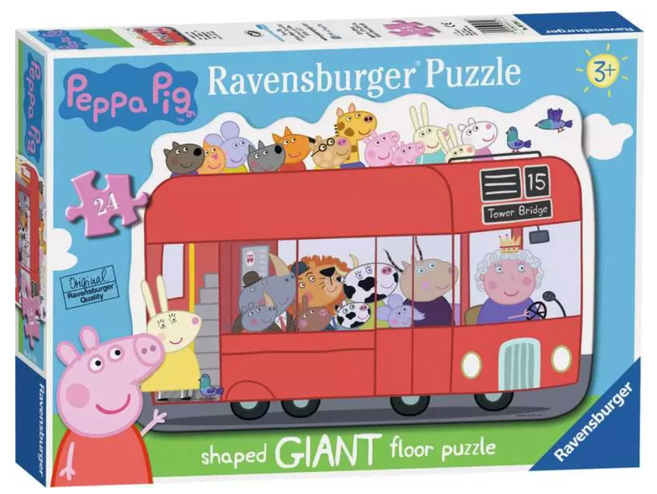 Peppa Pig London Bus 24 Pc 3+