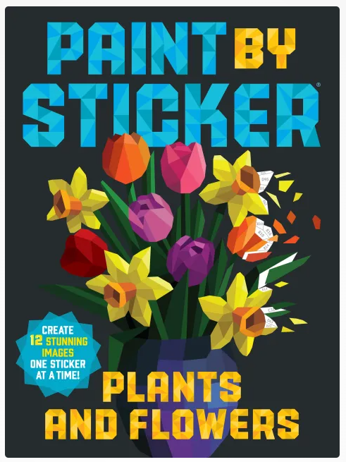 Paint By Sticker Plants And Flowers 12+