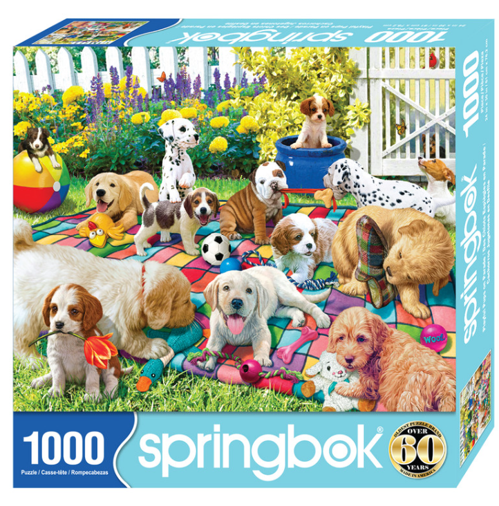 Playful Pups on Parade 1000 pc