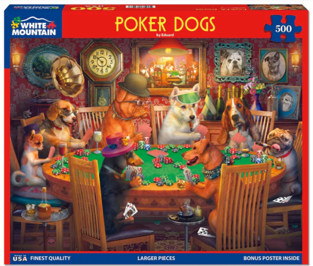 Poker Dogs 500 Pc