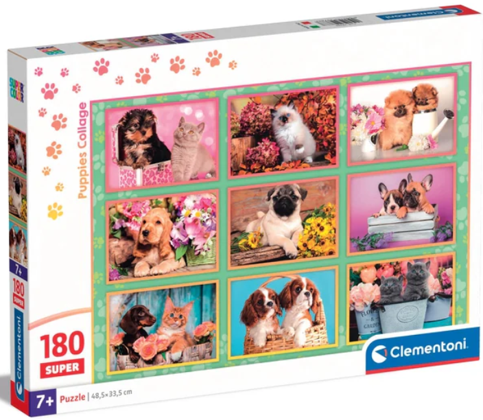 Puppies Collage 180 pc