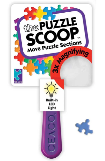 Puzzle Scoop Magnifier With Light