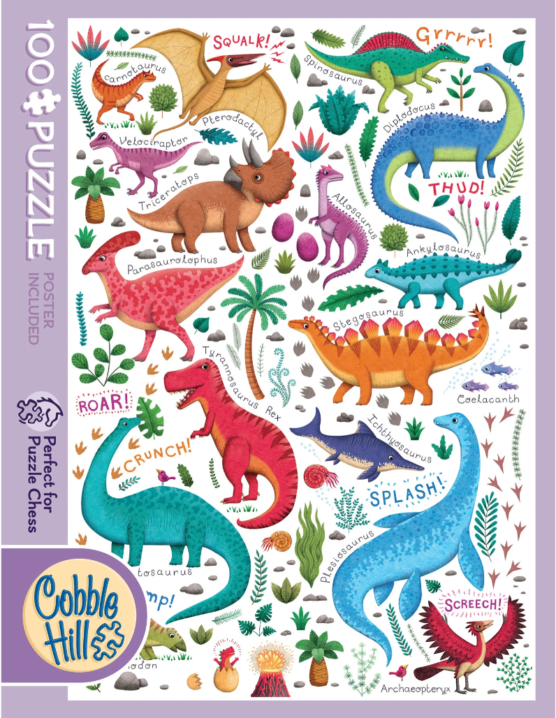 Rawr! 100 pc 8+ Puzzle Chess /competition