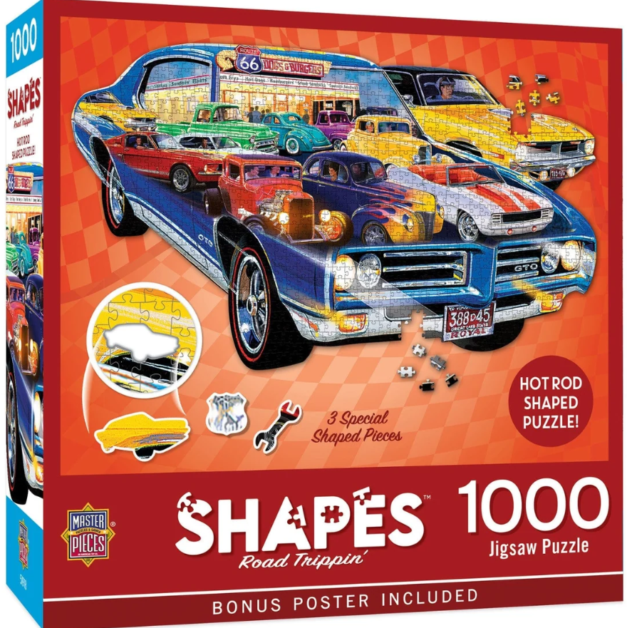 Road Trippin' Shapes puzzle,1000 pc
